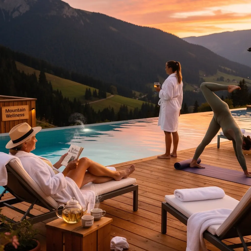 Šálka teplého bylinkového čaju s relaxačnými bylinami na drevenom stole